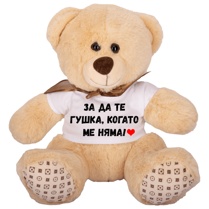 Плюшено мече което да те гушка 30 см