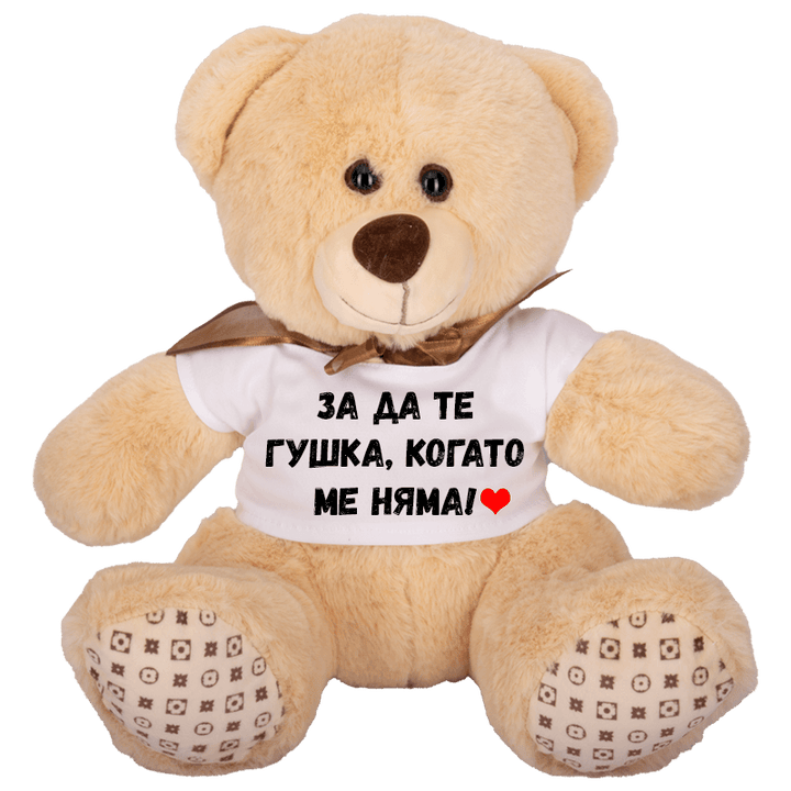 Плюшено мече което да те гушка 30 см